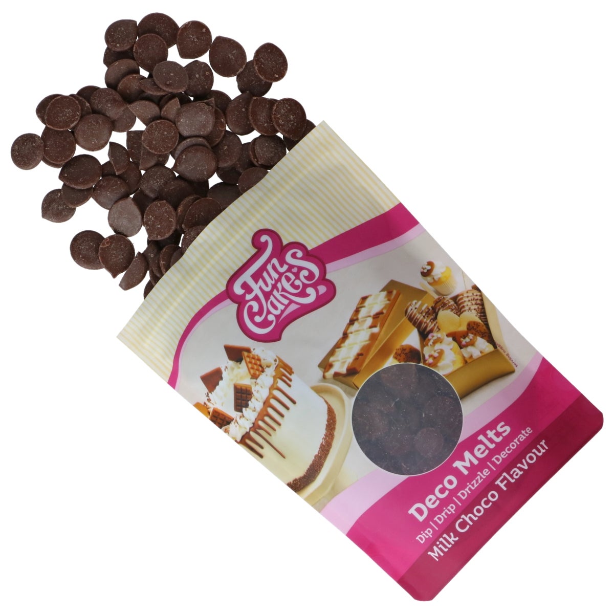 FunCakes Deco Melts - Melk Chocosmaak - 250g