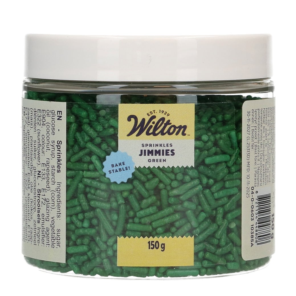 Wilton Sprinkles Jimmies Groen 150g