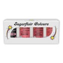 Sugarflair Paste Colour Pink Set/4