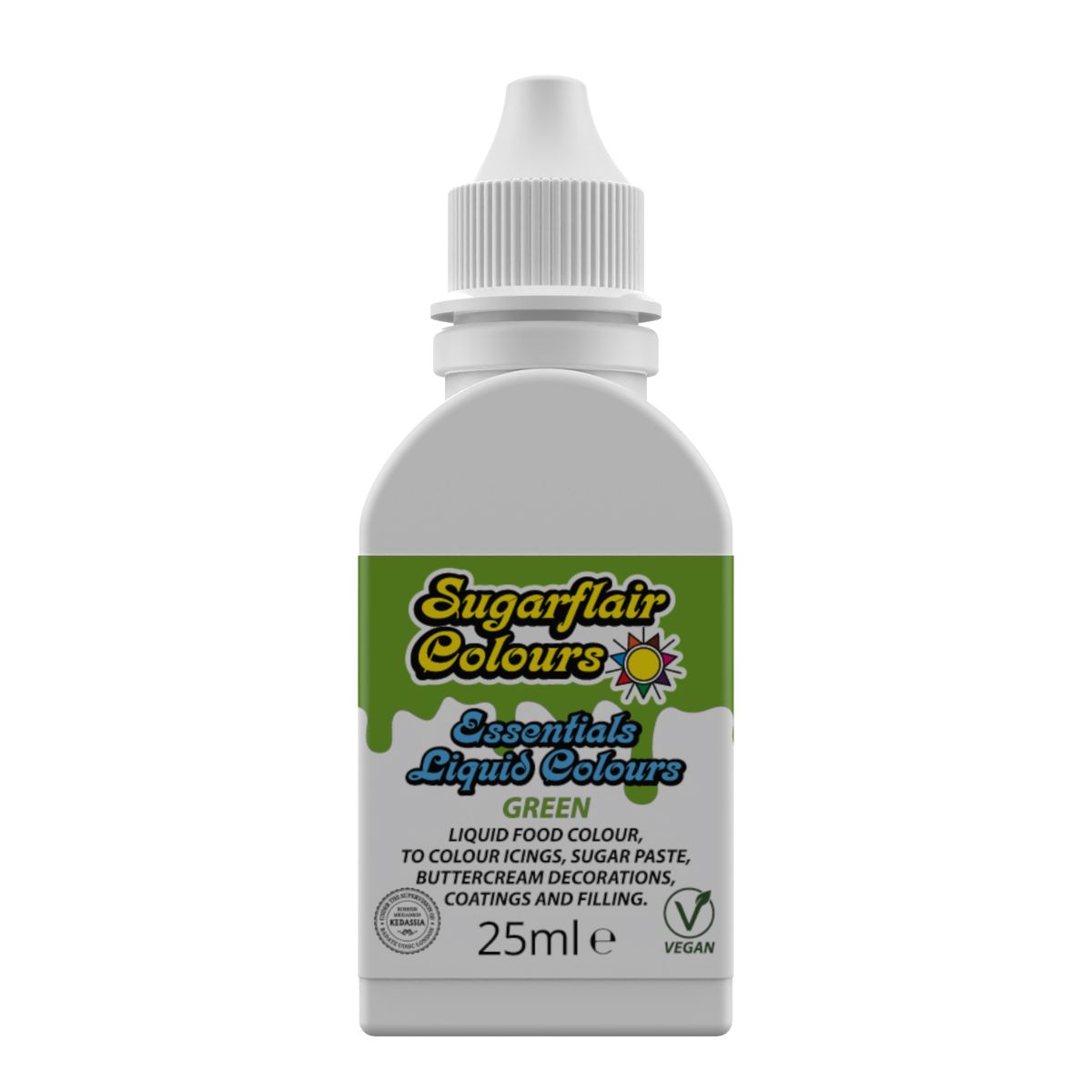 Sugarflair Liquid Colour Groen 25ml