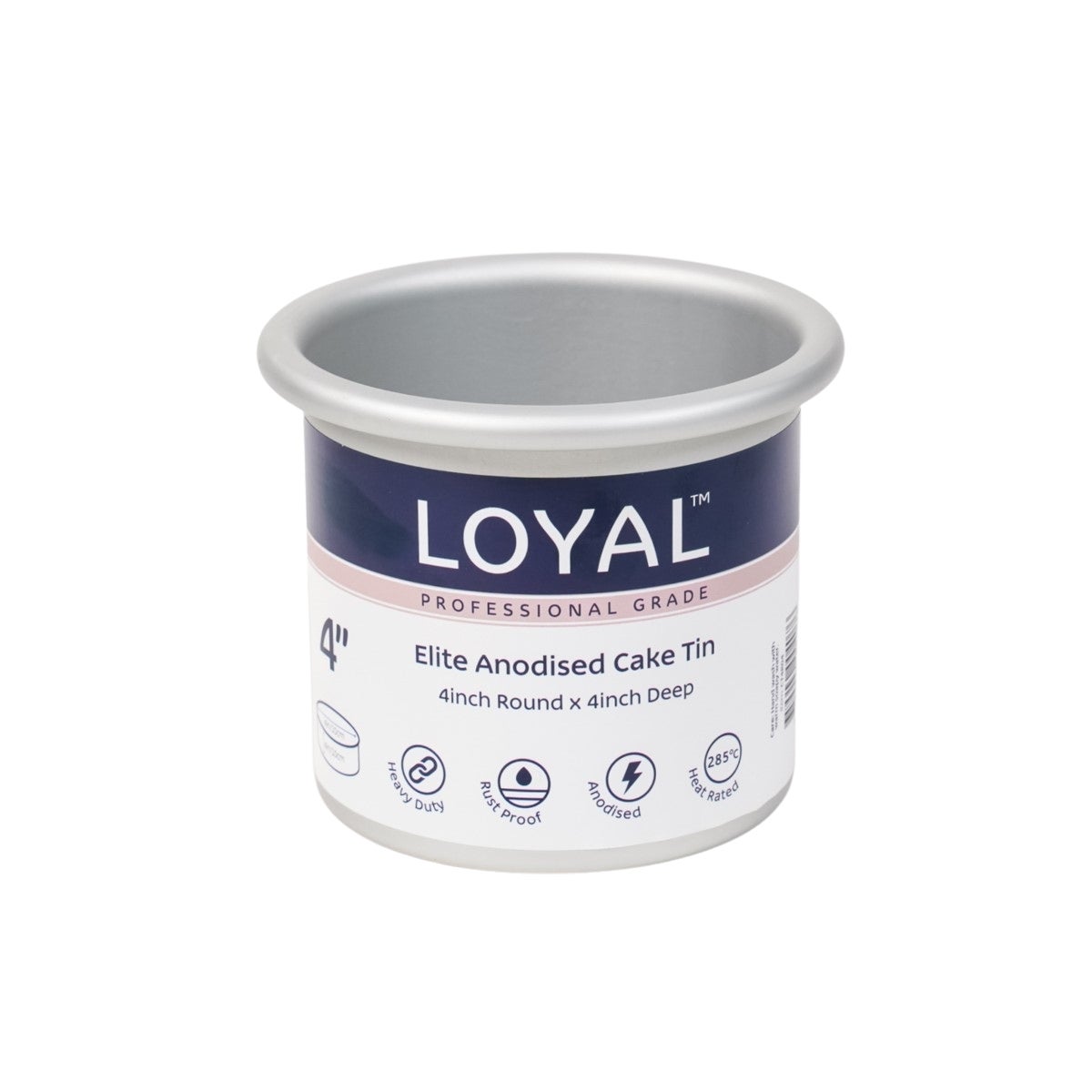 LOYAL Elite Taartvorm Extra Hoog Rond Ø10cm