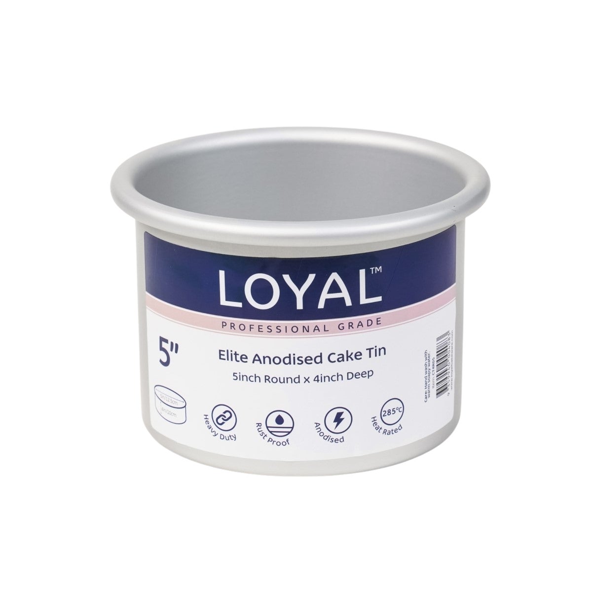 LOYAL Elite Taartvorm Extra Hoog Rond Ø12,5cm