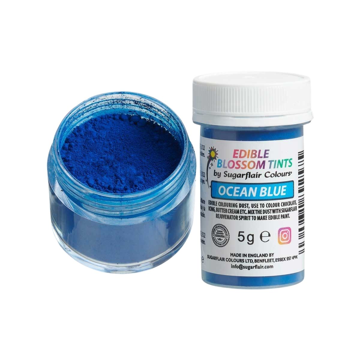 Sugarflair Blossom Tint Dust Ocean Blauw 5g