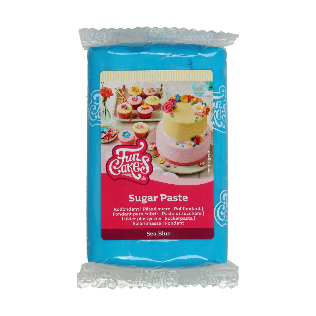 FunCakes Fondant Sea Blue 250g 