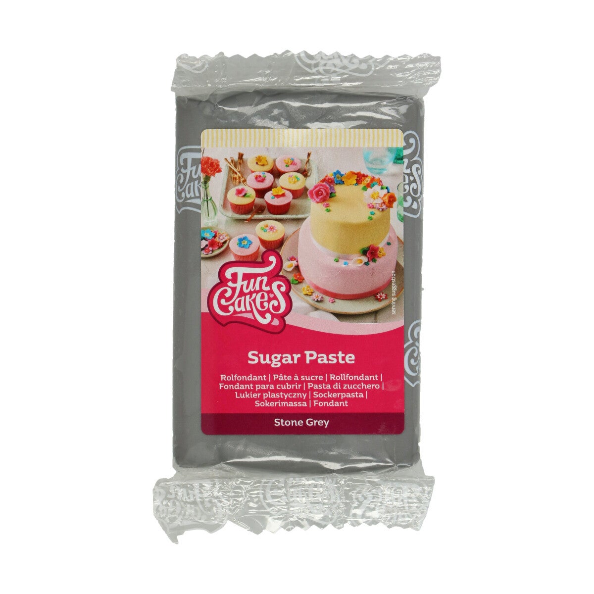 FunCakes Fondant Stone Grey 250g 