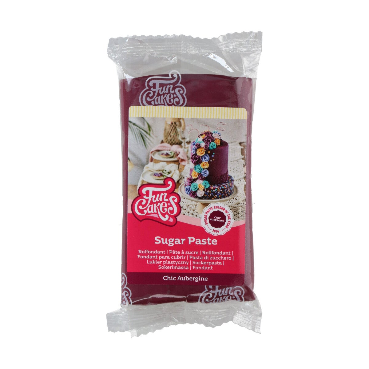FunCakes Fondant Chic Aubergine 250g 