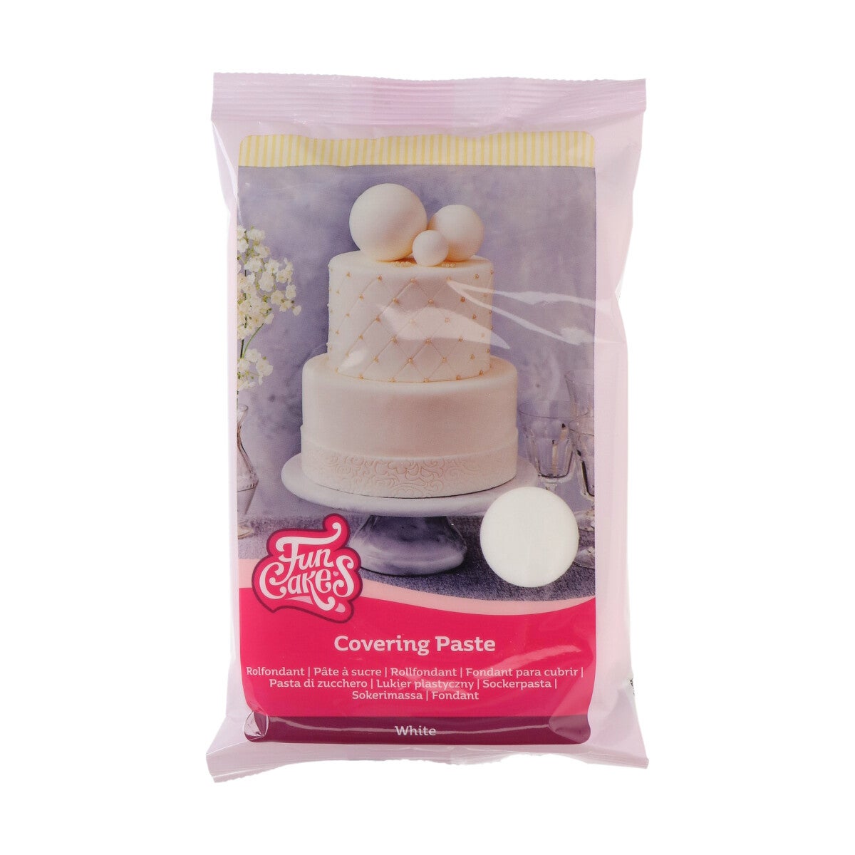 FunCakes Fondant Covering Paste White 500g