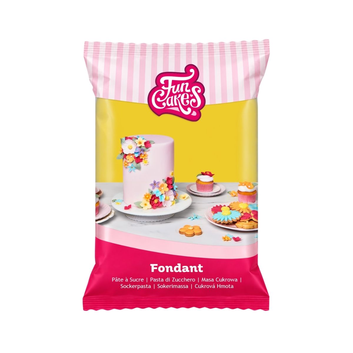 FunCakes Fondant Mellow Yellow 250g