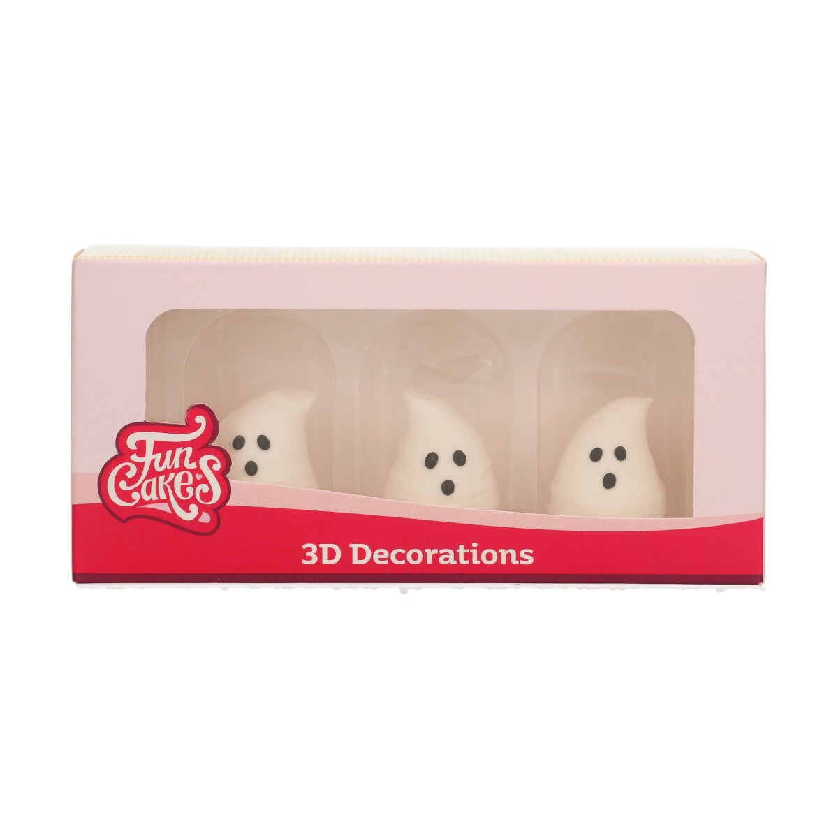 FunCakes Fondant Decoratie 3D Geestjes set/3