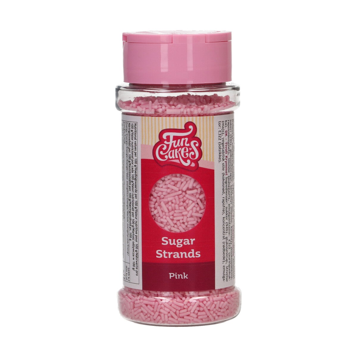 FunCakes Sugar Strands Roze 80g