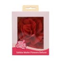 FunCakes Eetbare Papieren Bloemen Deluxe Roos Pastella Rood Large pk/1