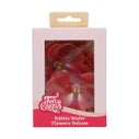 FunCakes Eetbare Papieren Bloemen Deluxe Orchidee Rood Medium pk/10
