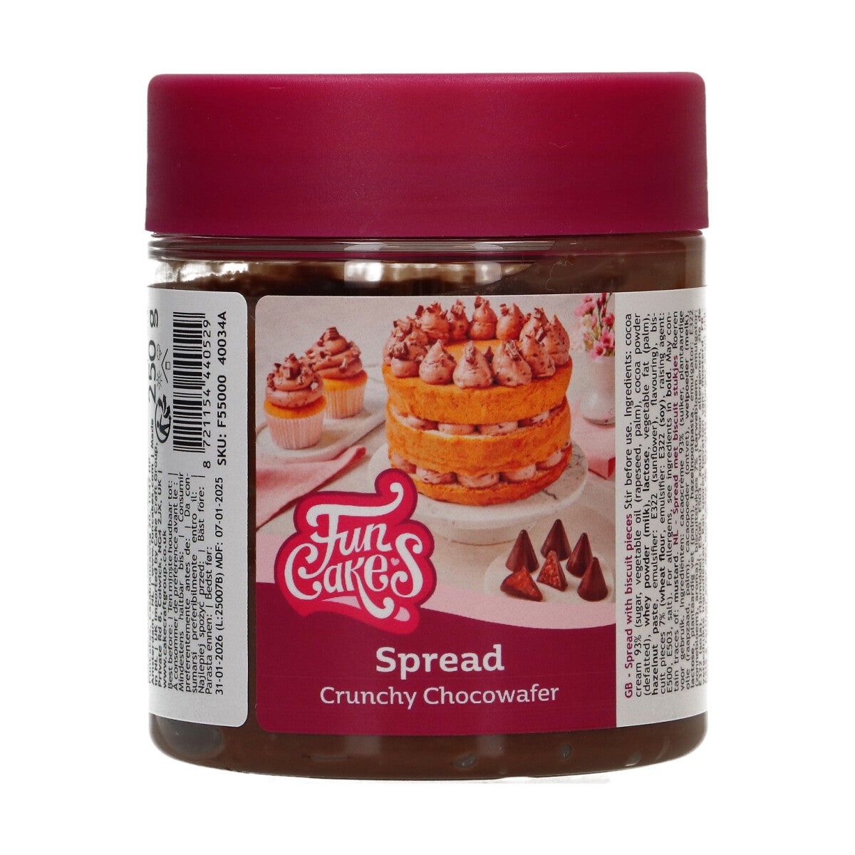 FunCakes Spread Crunchy Chocowafel 250g