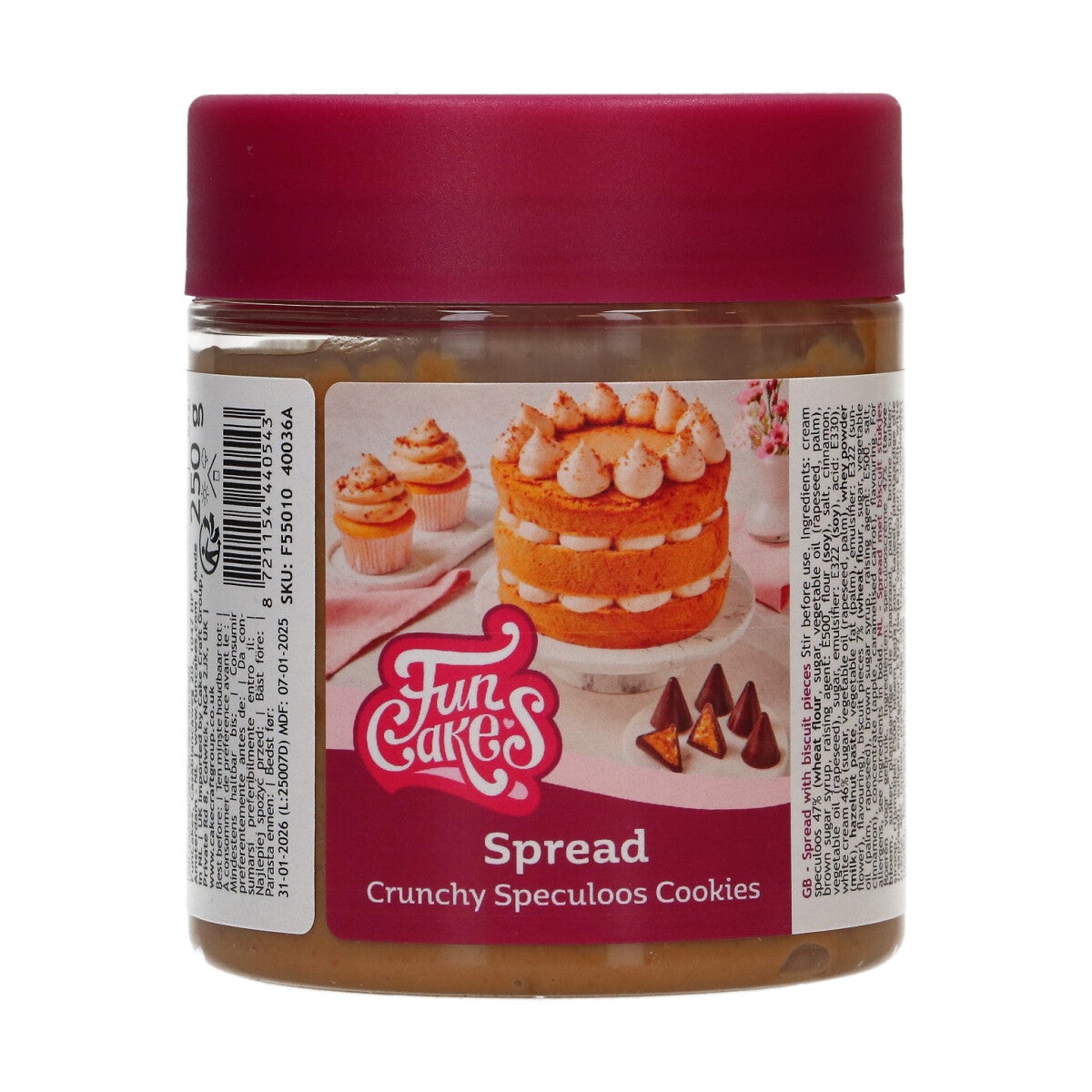 FunCakes Spread Crunchy Speculooskoekjes 250g