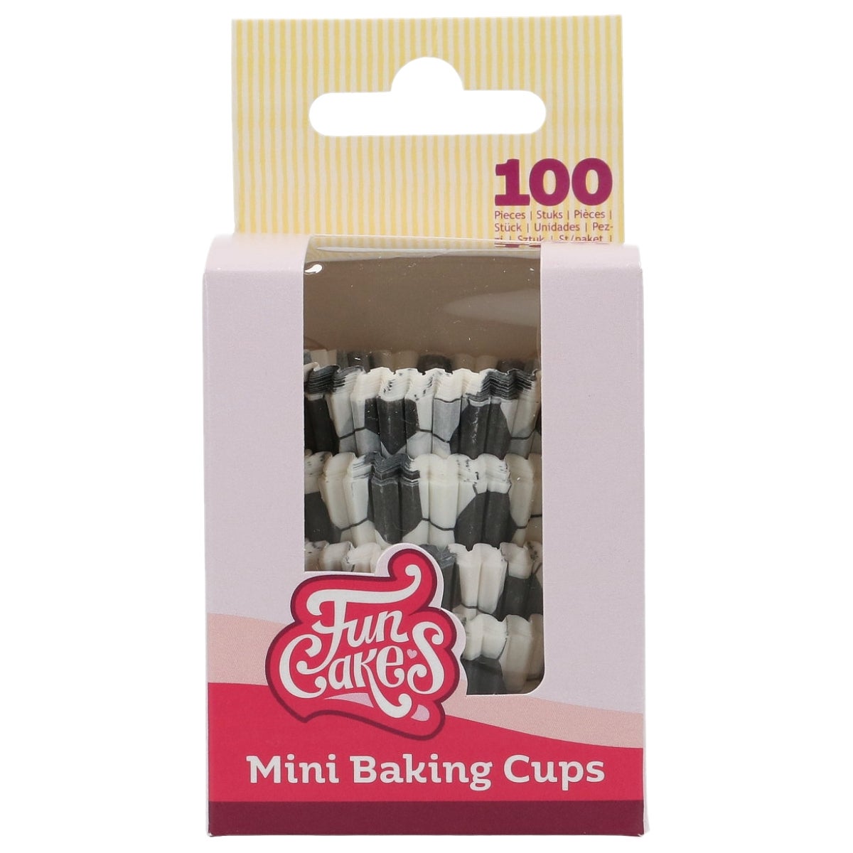 FunCakes Mini Baking Cups Voetbal pk/100