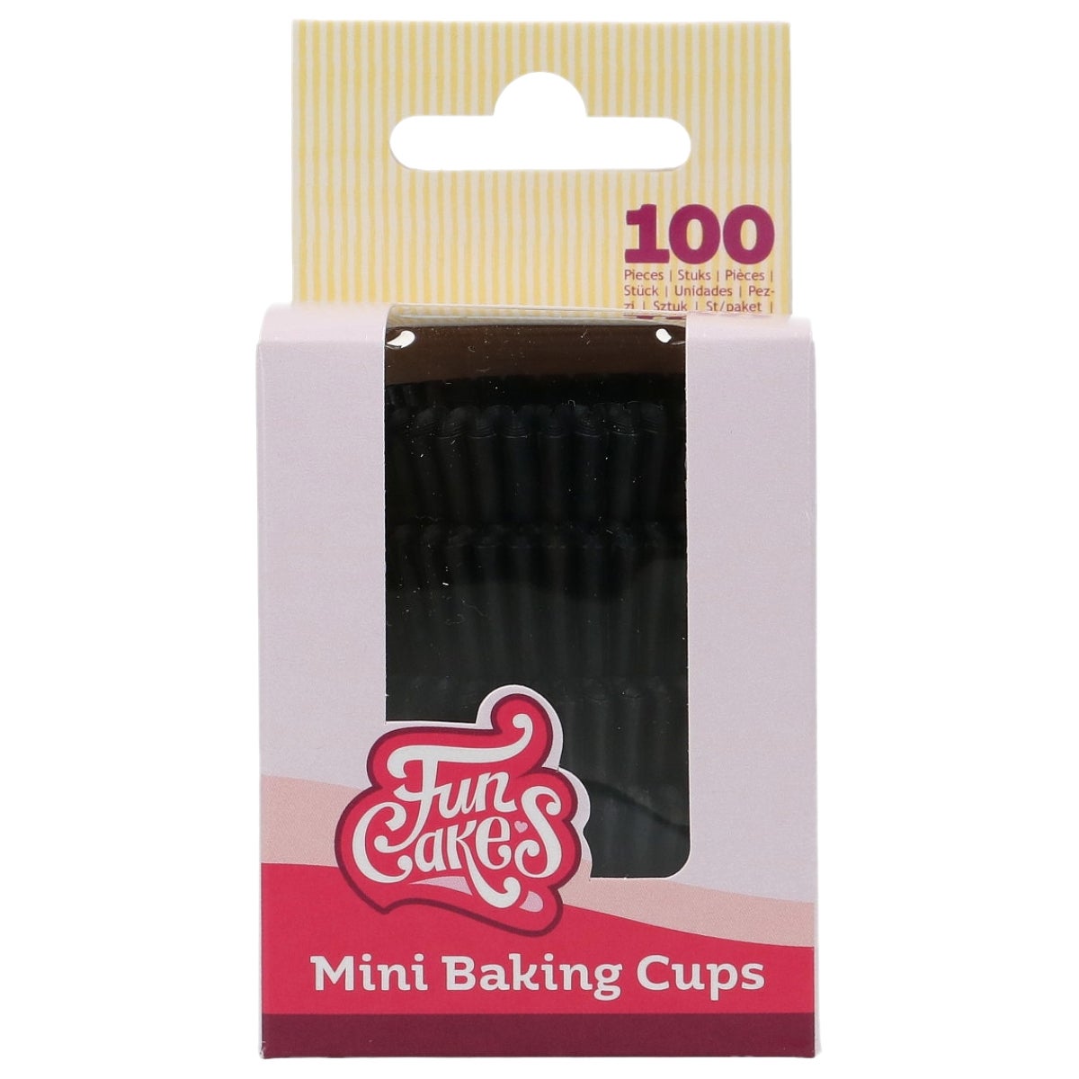 FunCakes Mini Baking Cups Zwart pk/100
