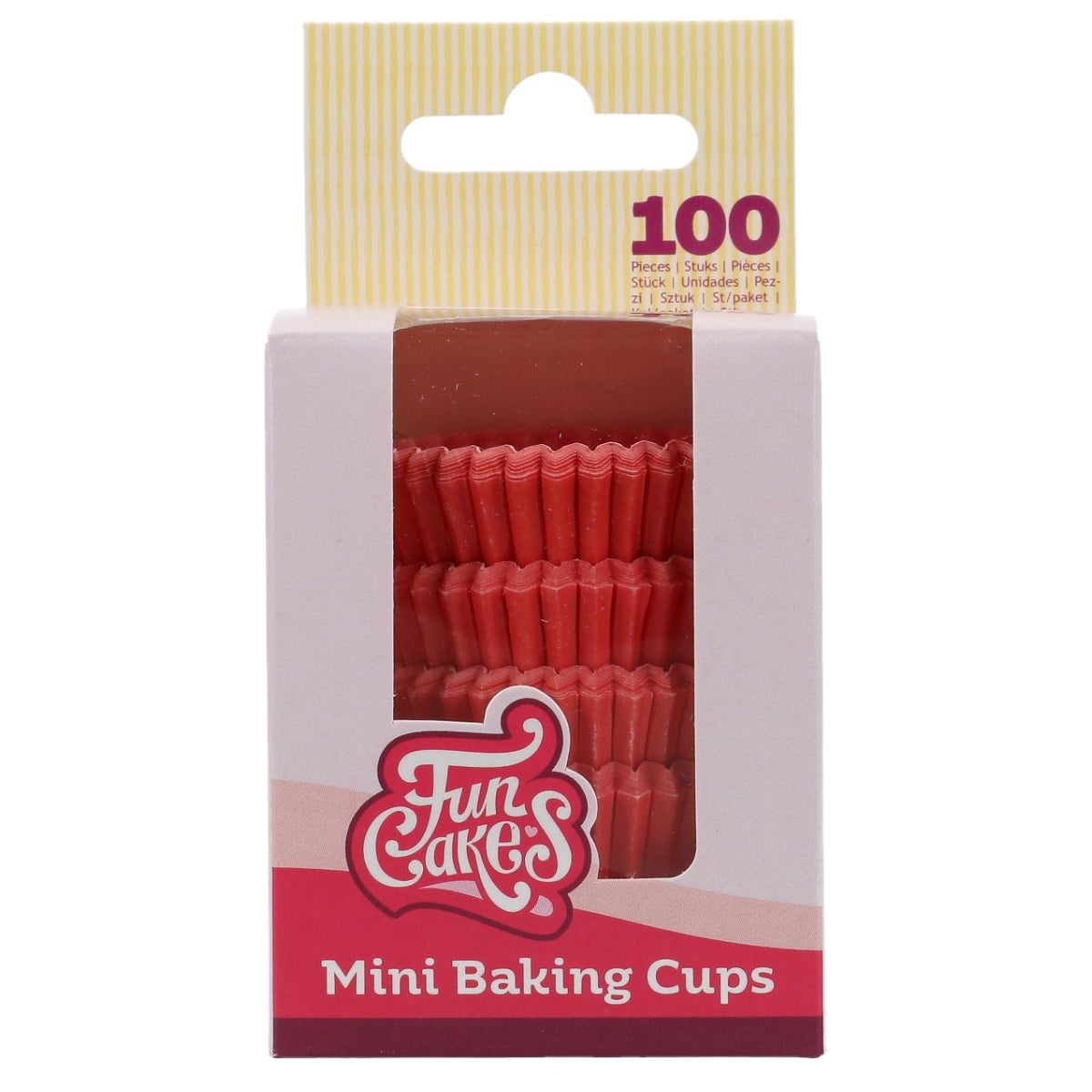 FunCakes Mini Baking Cups Rood pk/10