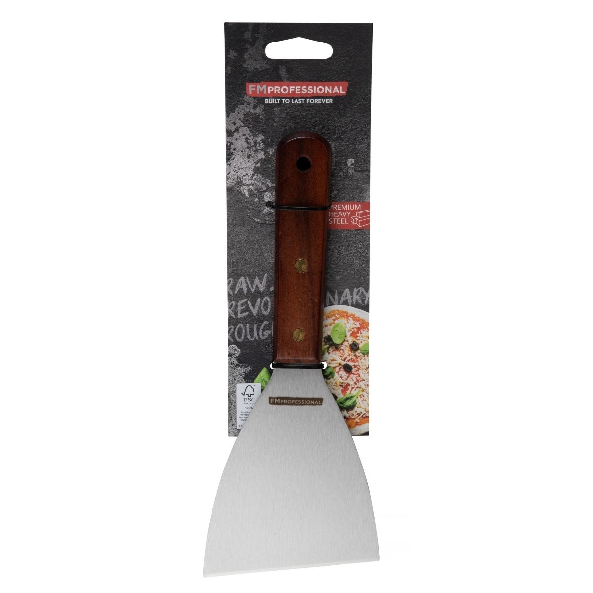 FMprofessional Schraper met Houten Handvat
