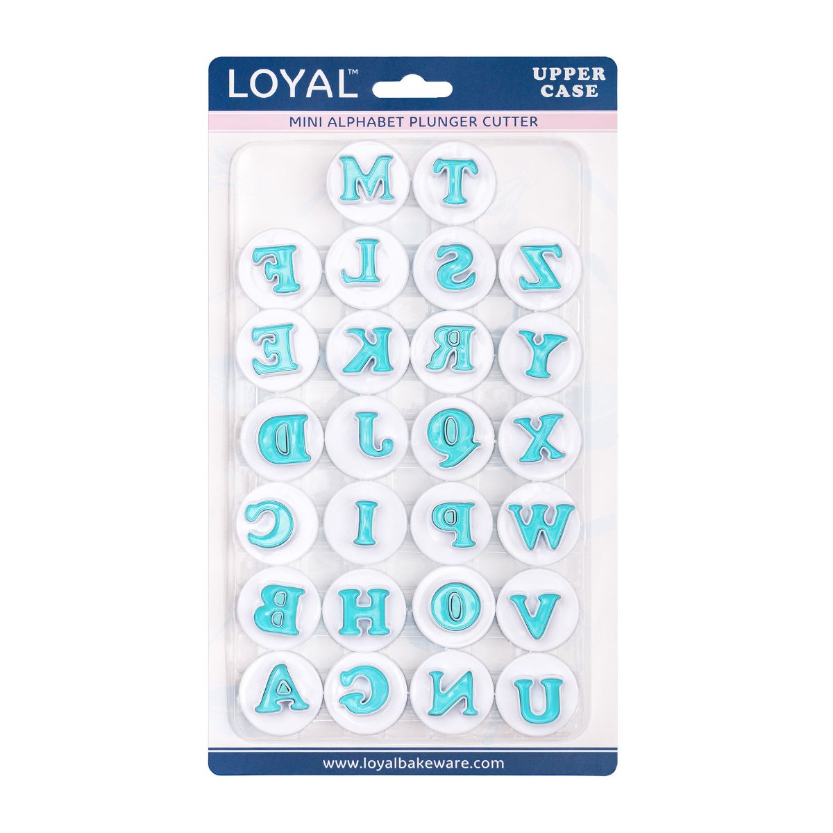 LOYAL Uitstekers Mini Alfabet Hoofdletters set/26