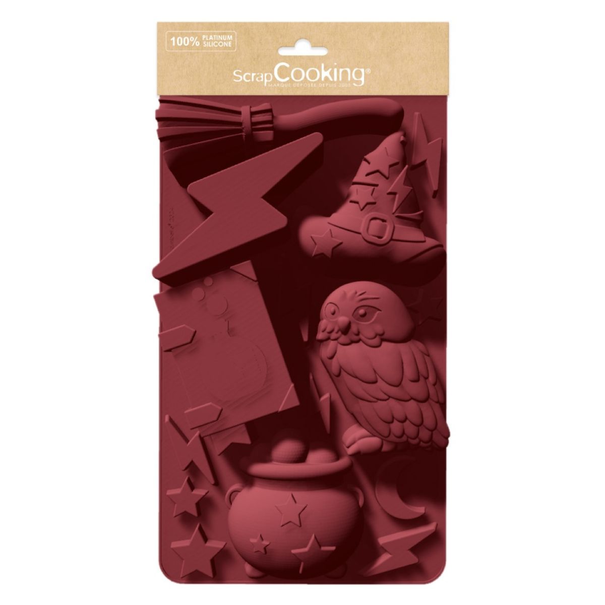 Scrapcooking Silicone Vorm Wizard - 6 holtes 