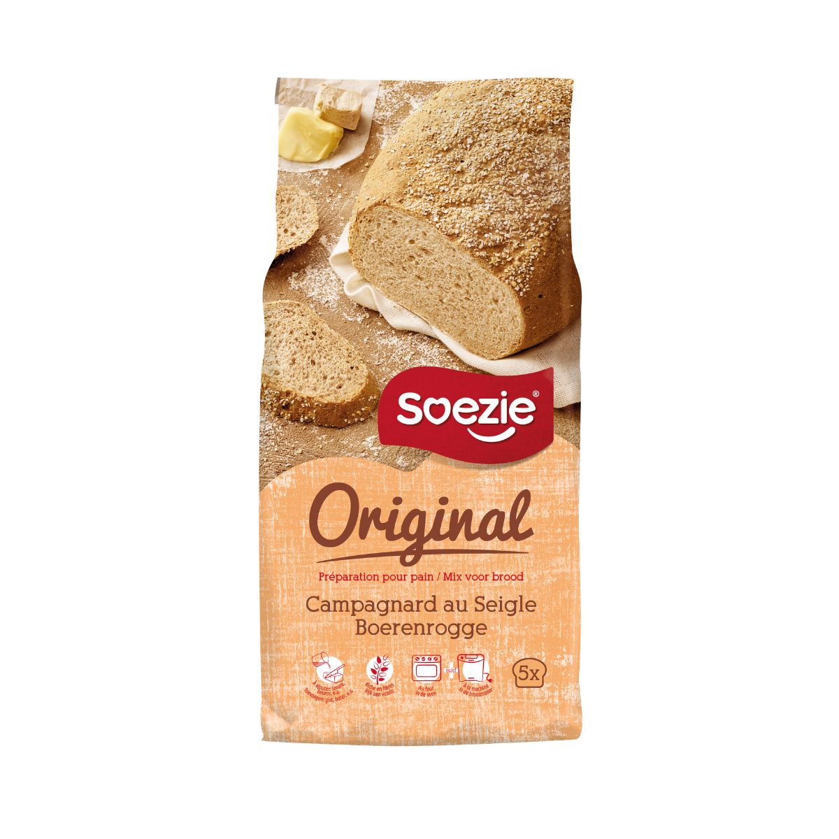 Soezie Original Roggemeel 2,5kg