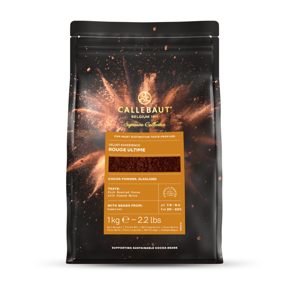 Callebaut Cacaopoeder Rouge Ultime 1kg