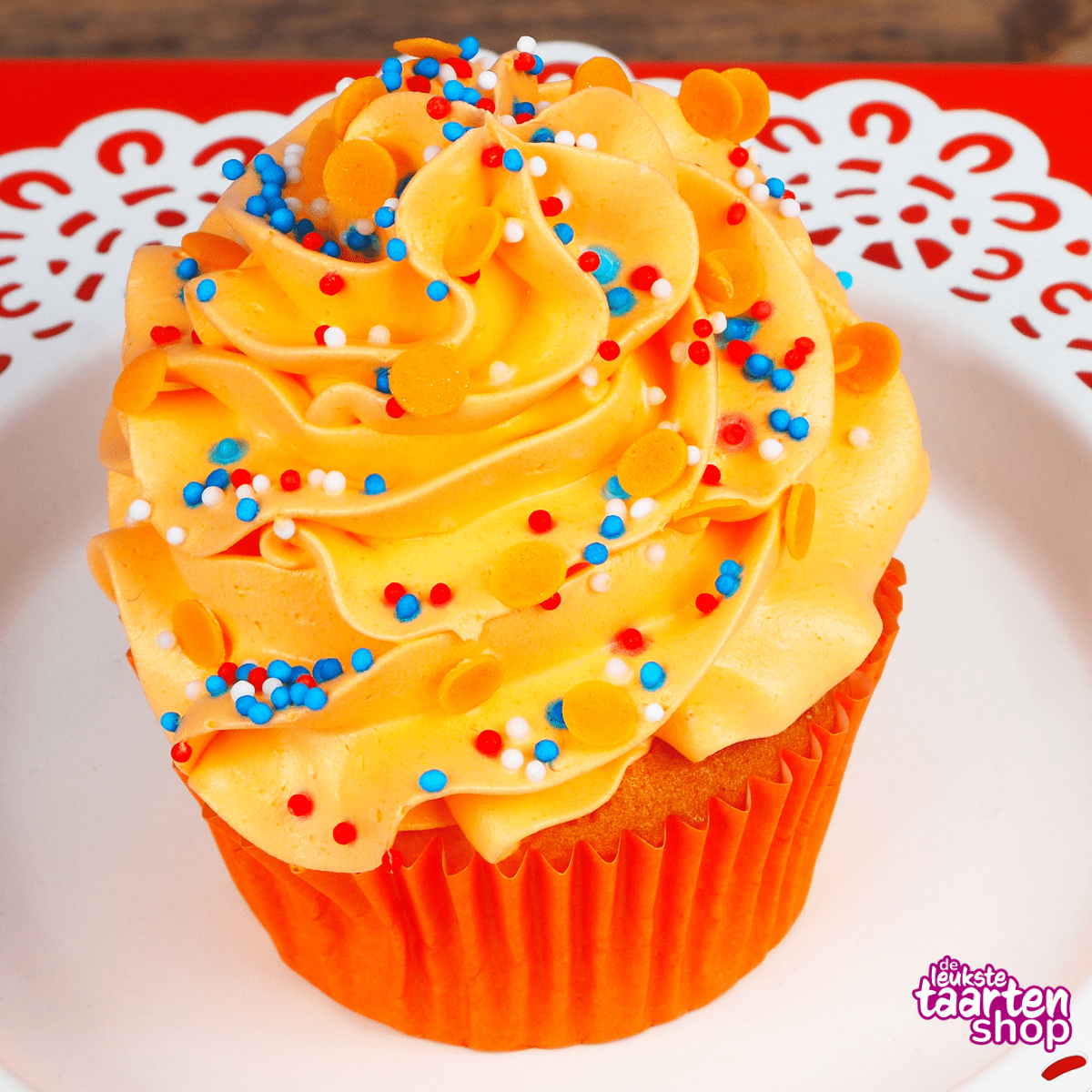 Oranje Cupcakes