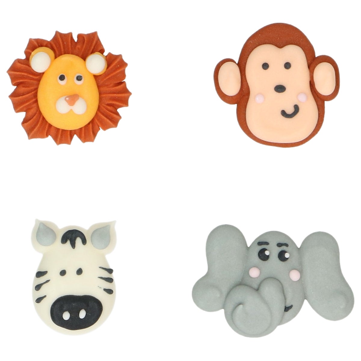 Wilton Suikerdecoraties Safari Dieren set/8