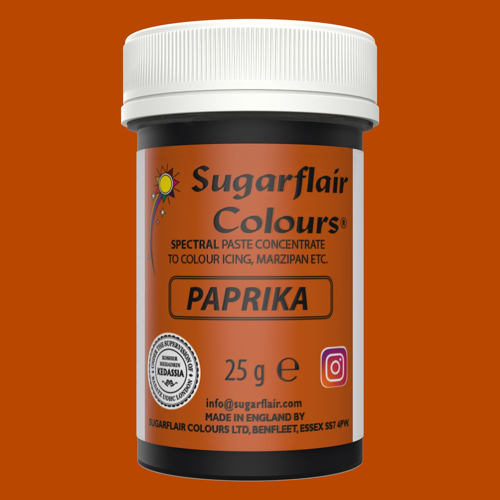 Sugarflair Paste Colour Paprika/Flesh 25g