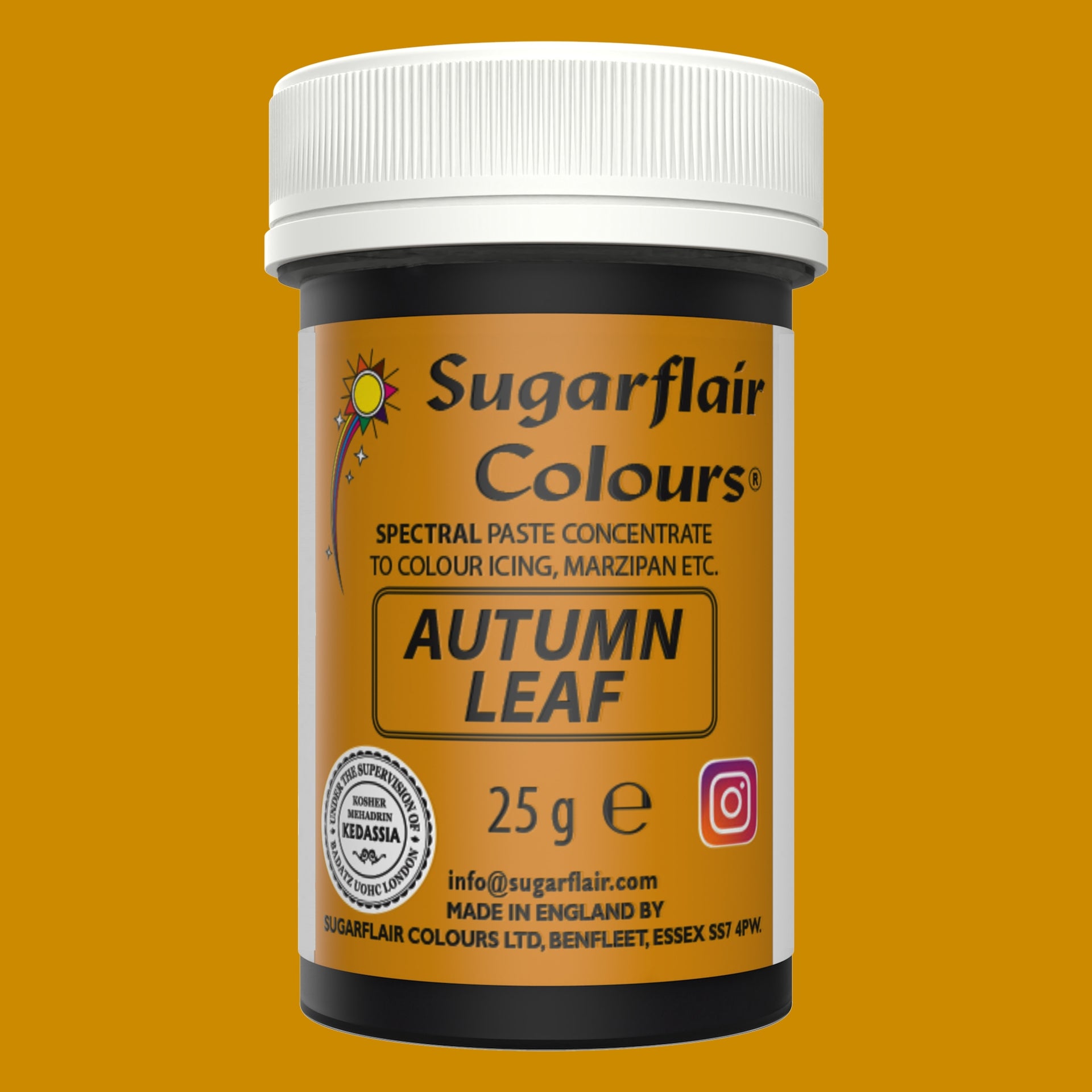 Sugarflair Eetbare Kleurstof Pasta Herfstblad 25g