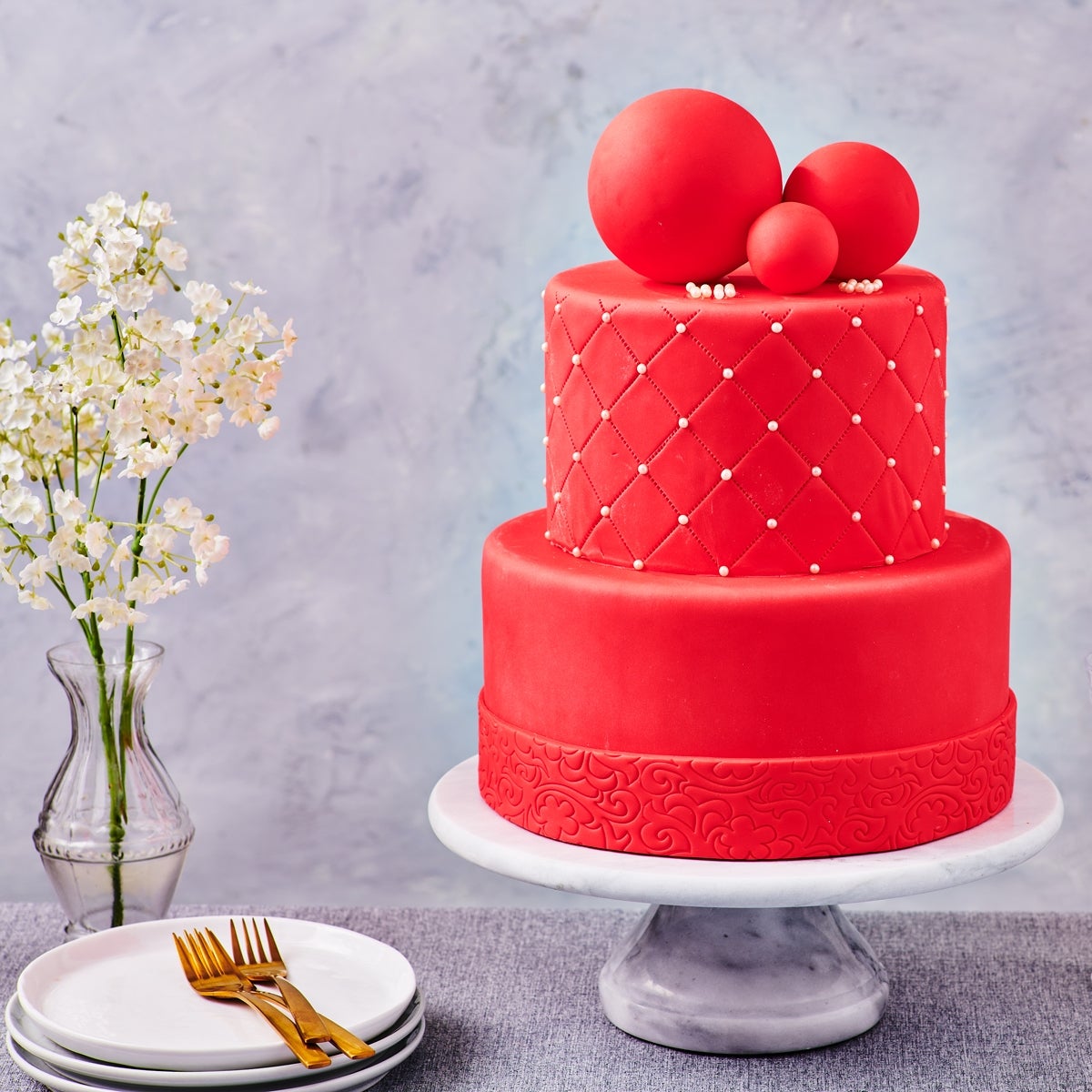 FunCakes Fondant Covering Paste Red 500g