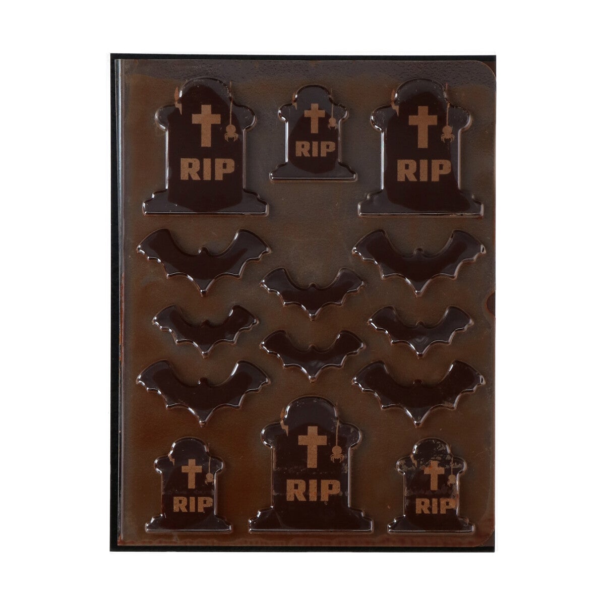 FunCakes Chocolade Decoratie Halloween Begraafplaatsen set/12