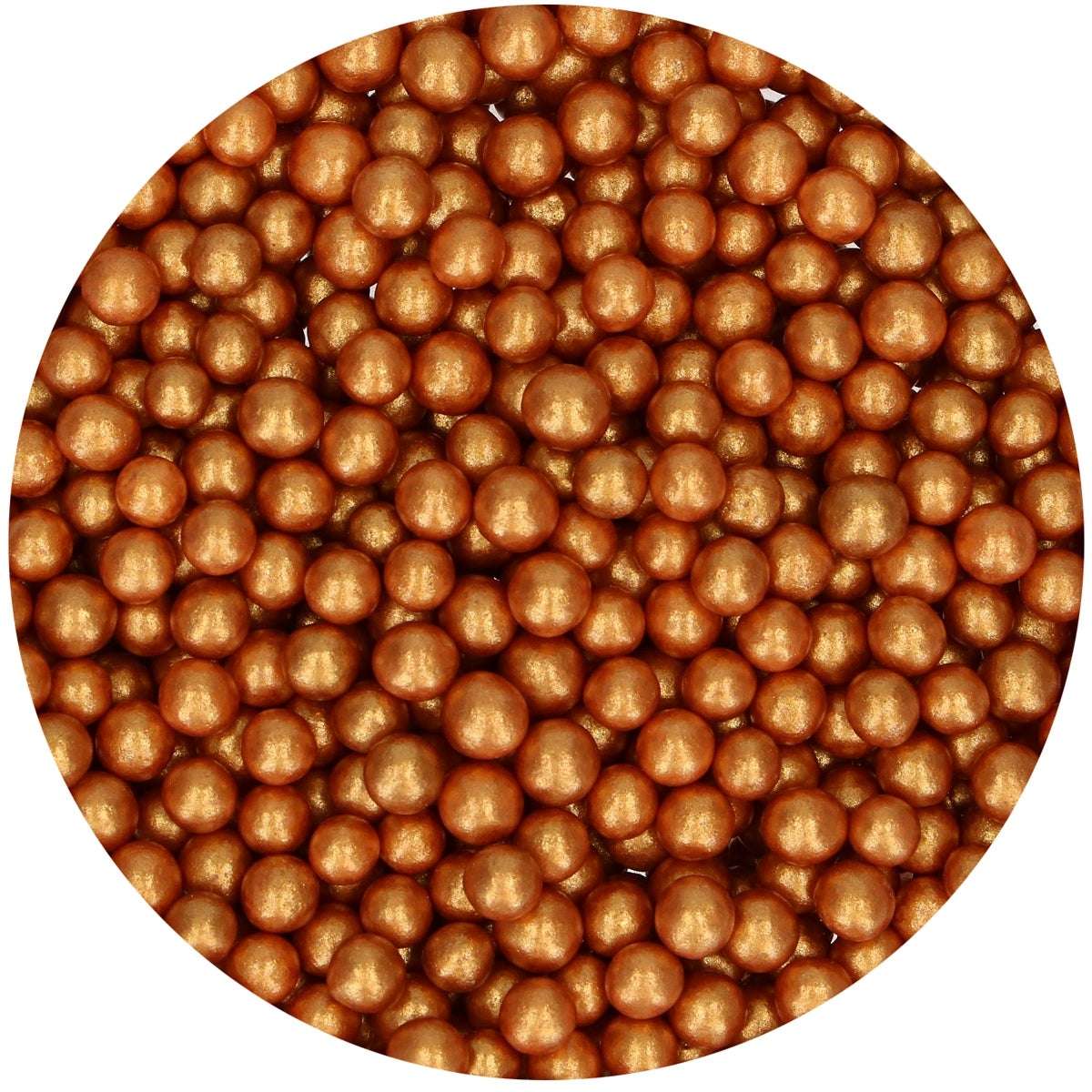 FunCakes Soft Pearls 5mm Bronsgoud 600g 