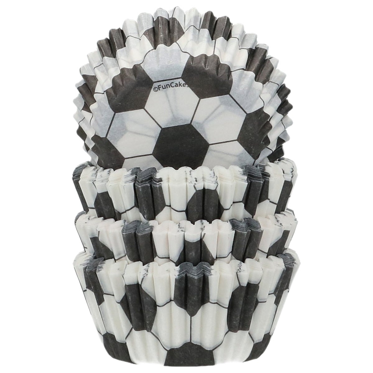 FunCakes Mini Baking Cups Voetbal pk/100