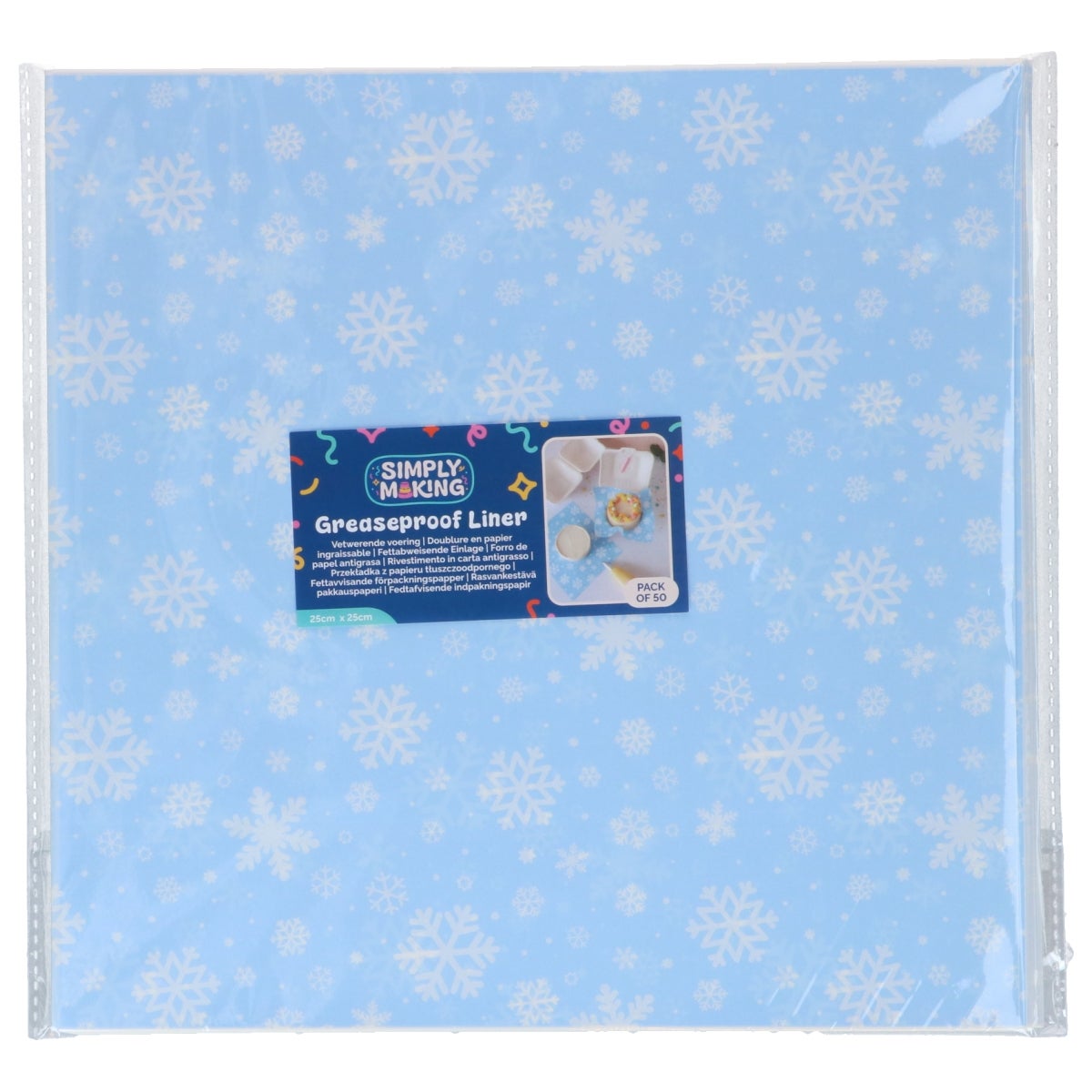 Simply Making Bento Box Vellen Sneeuwvlok 25 x 25 cm pk/50