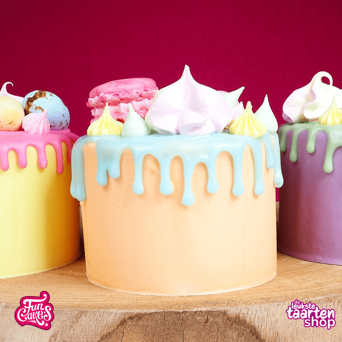 Pastel Mini Driptaartjes