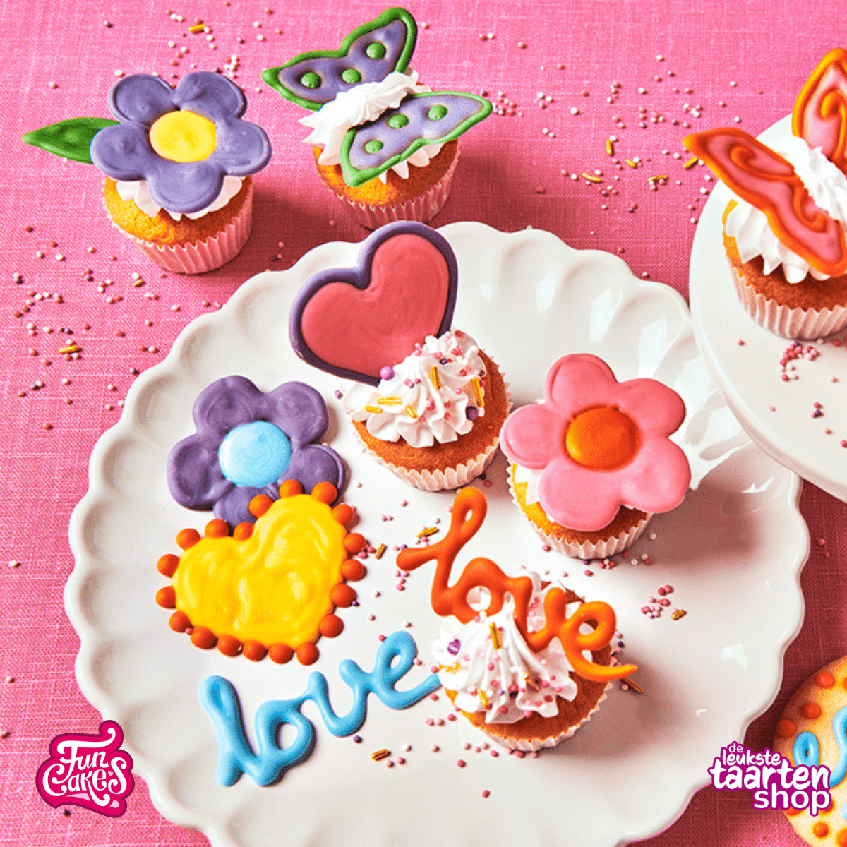 Mini Cupcakes met Choco Decoraties