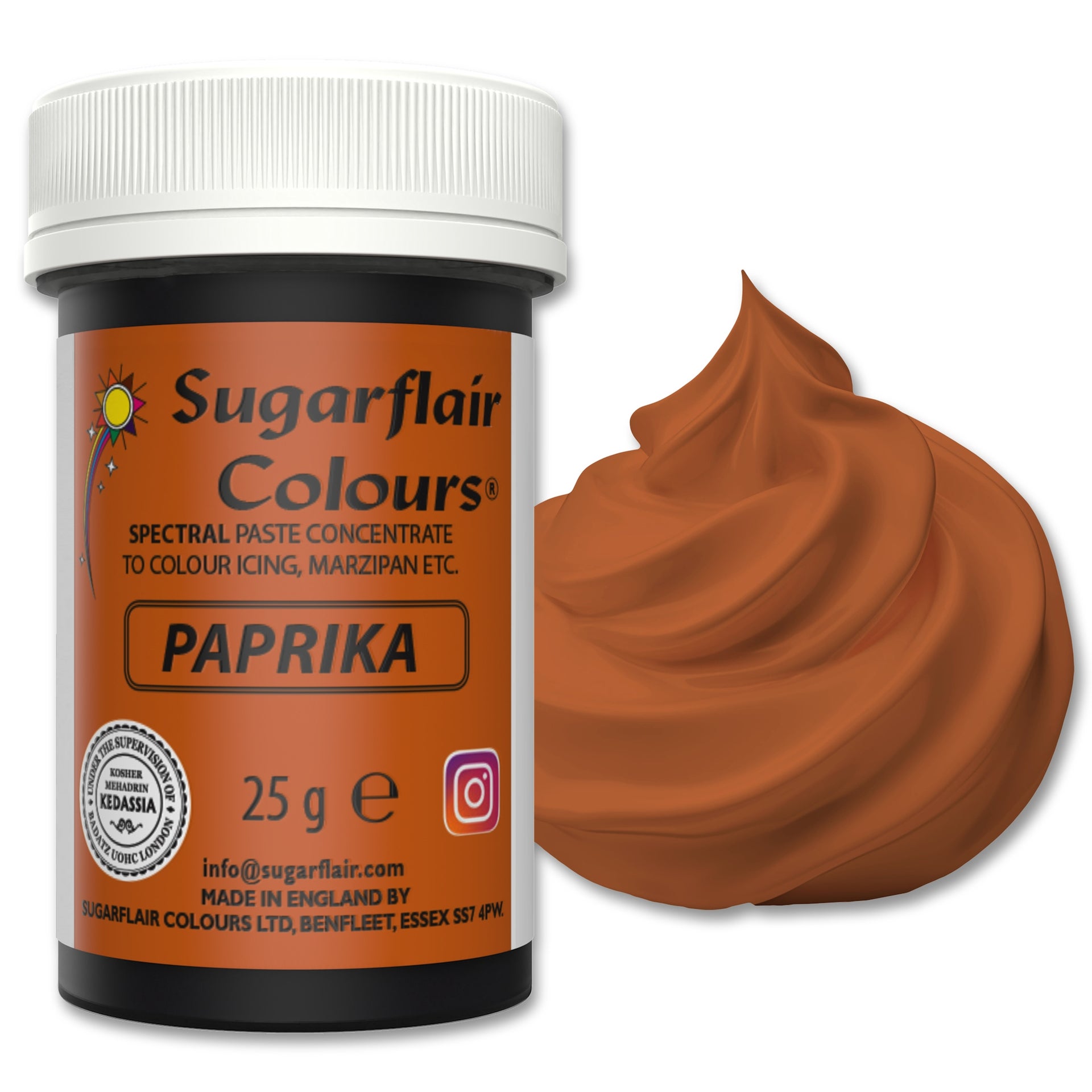 Sugarflair Paste Colour Paprika/Flesh 25g