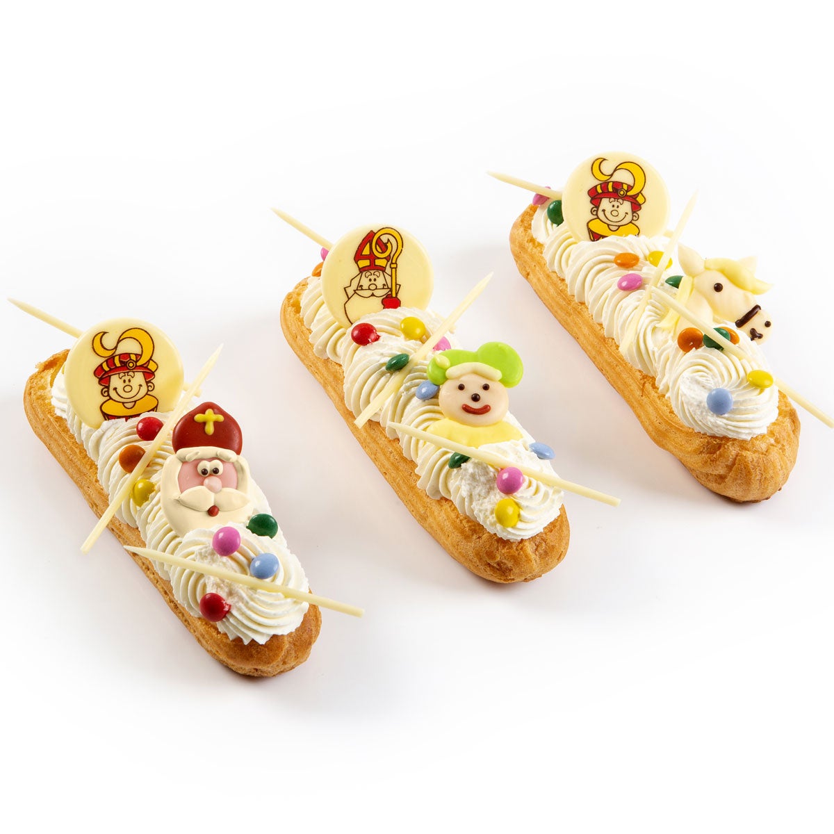 FunCakes Chocolade Decoratie Sint 3,8cm pk/12