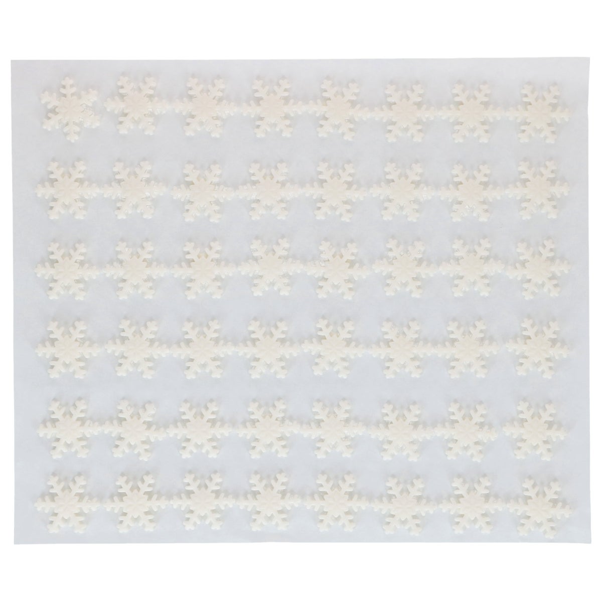 FunCakes Grootverpakking Fondantdecoraties Sneeuwvlokken Wit pk/144 