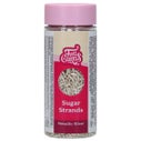 FunCakes Sugar Strands Metallic Zilver 80g
