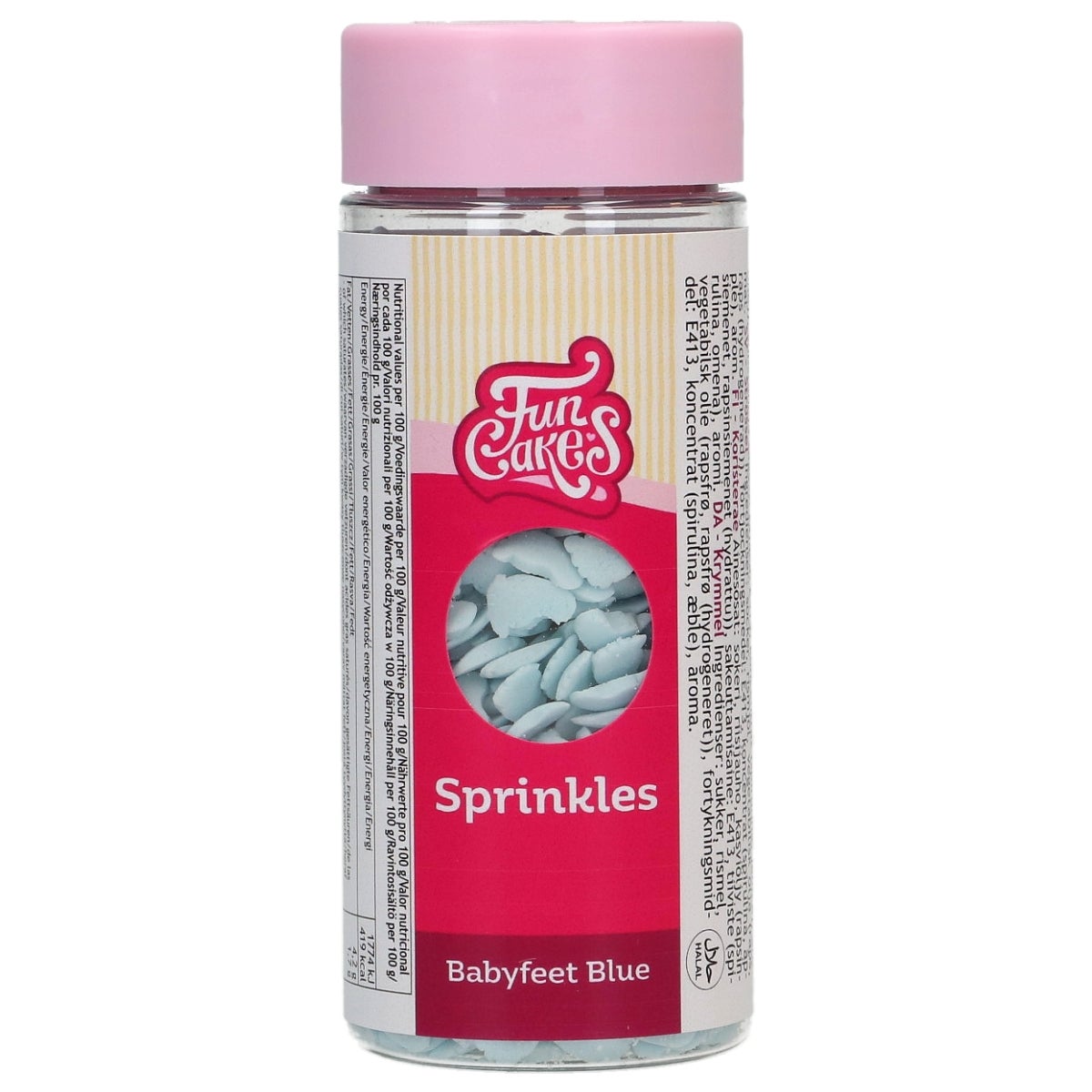 FunCakes Babyvoetjes Blauw 55g