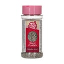 FunCakes Sugar Crystals Metallic Zilver 80g