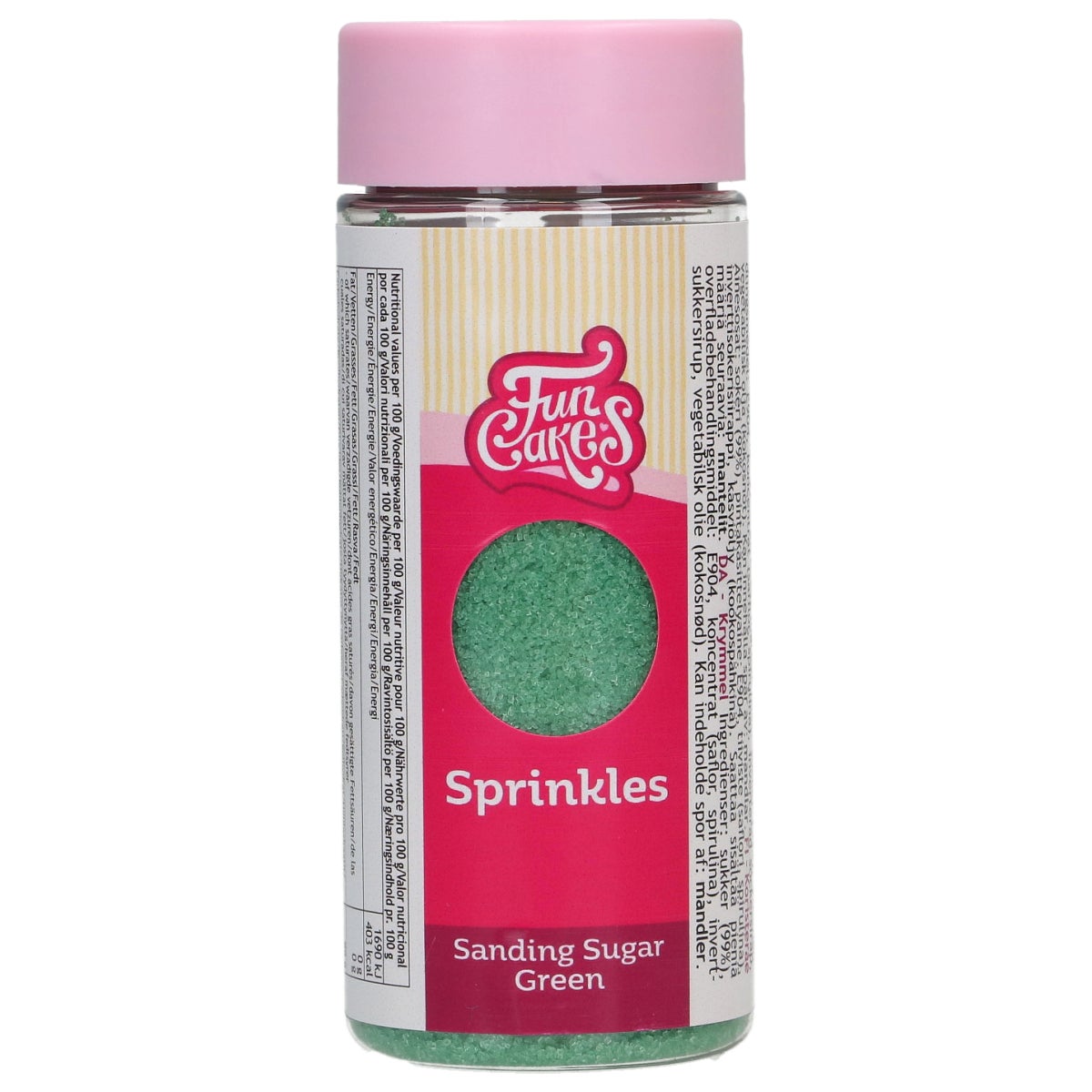 FunCakes Sanding Sugar Groen 80g
