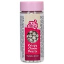 FunCakes Crispy Choco Pearls - Metallic Silver 60g