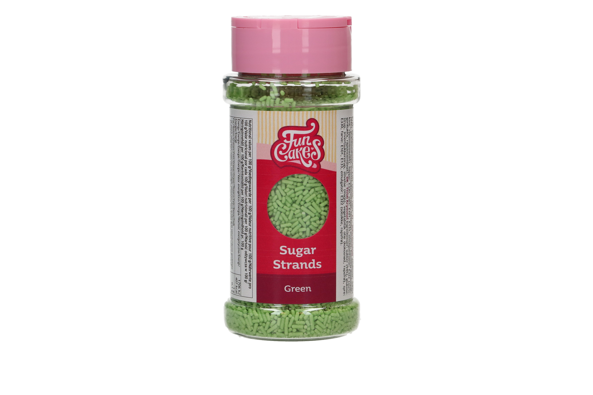 FunCakes Sugar Strands Groen 80g