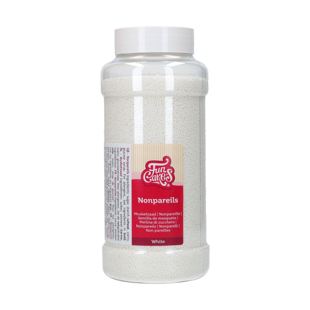 FunCakes Nonpareils Wit 800g