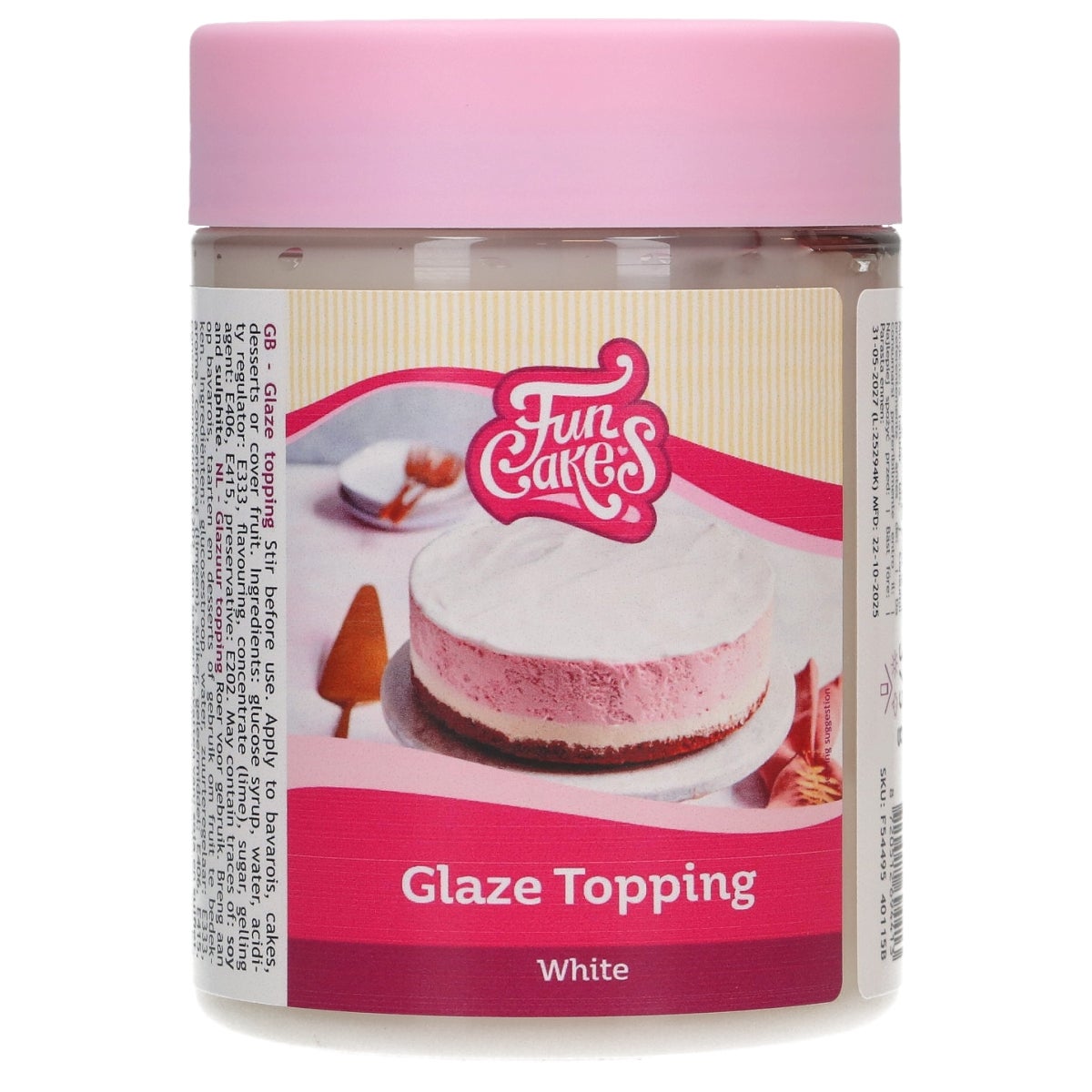 FunCakes Glaze Topping Wit 375 g