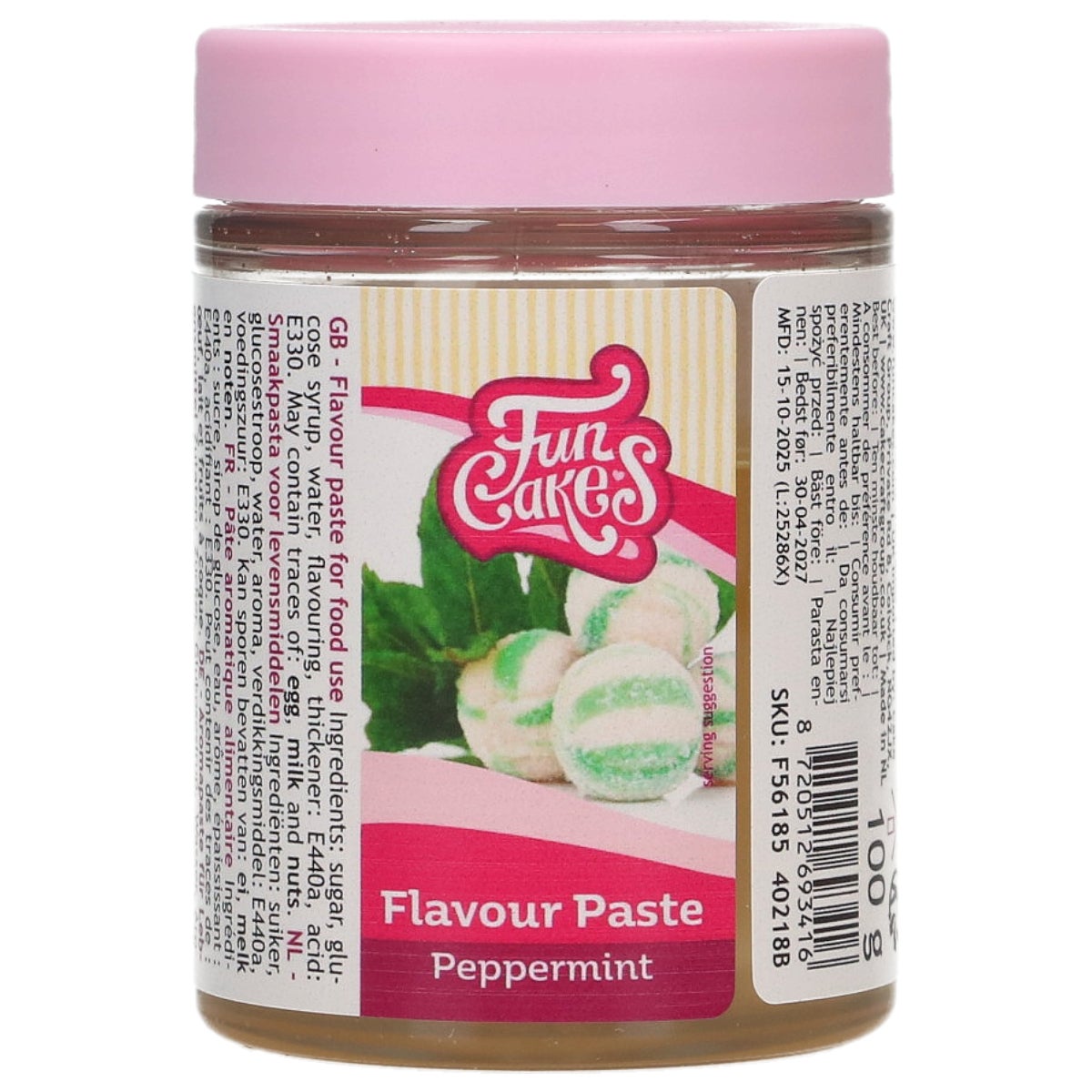 FunCakes Smaakpasta Pepermunt 100g