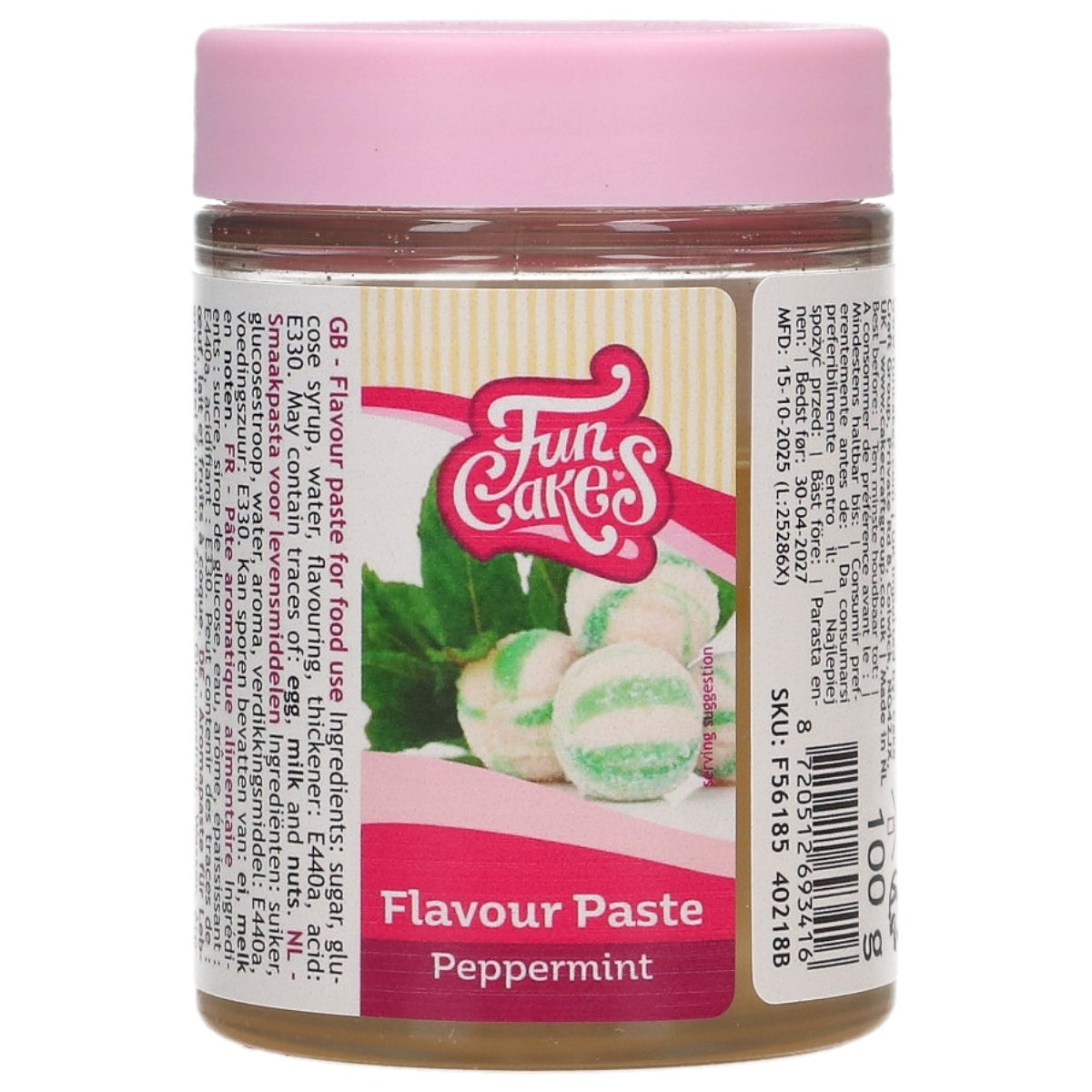 FunCakes Smaakpasta Pepermunt 100g